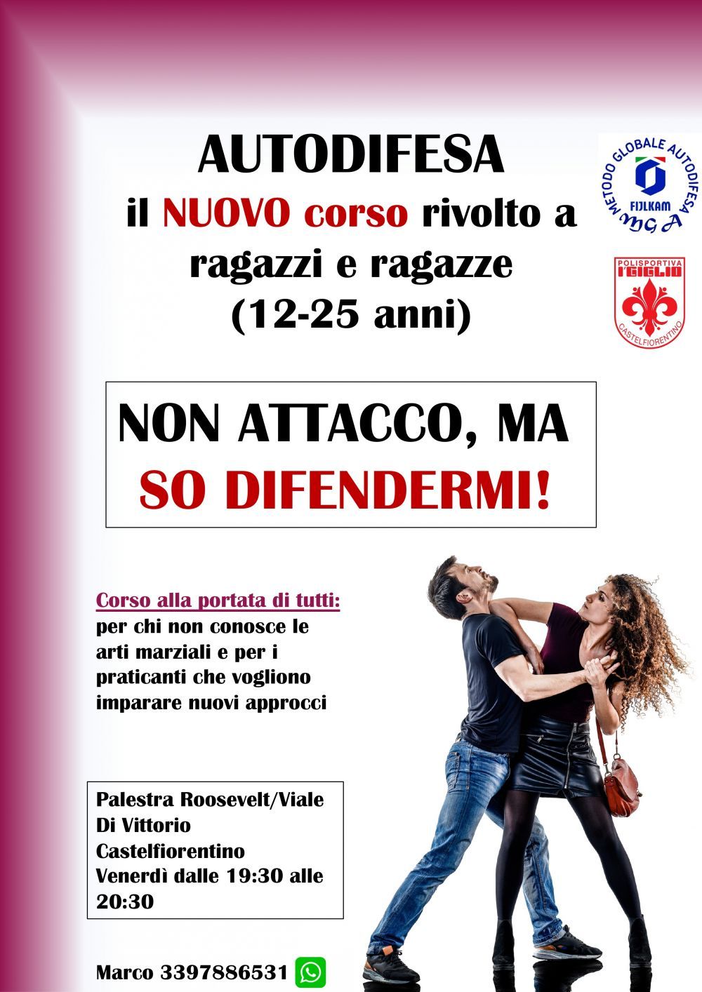 corso di autodifesa a castelfiorentino